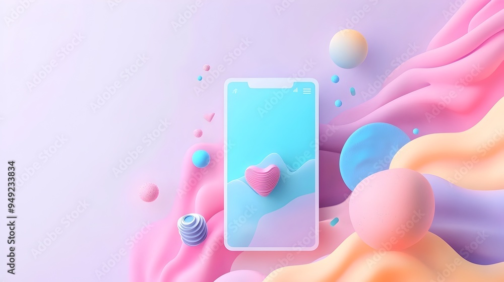 Sleek Minimalist UI Design with Soft Pastel Gradients for Modern Digital Platform Concept Sleek Minimalist UI Design with Soft Pastel Gradients for Modern Digital Platform Concept