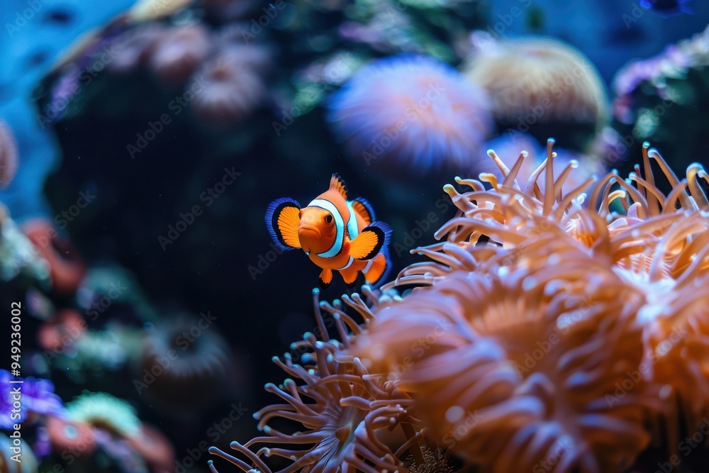 Obraz premium Clownfish in Coral Reef