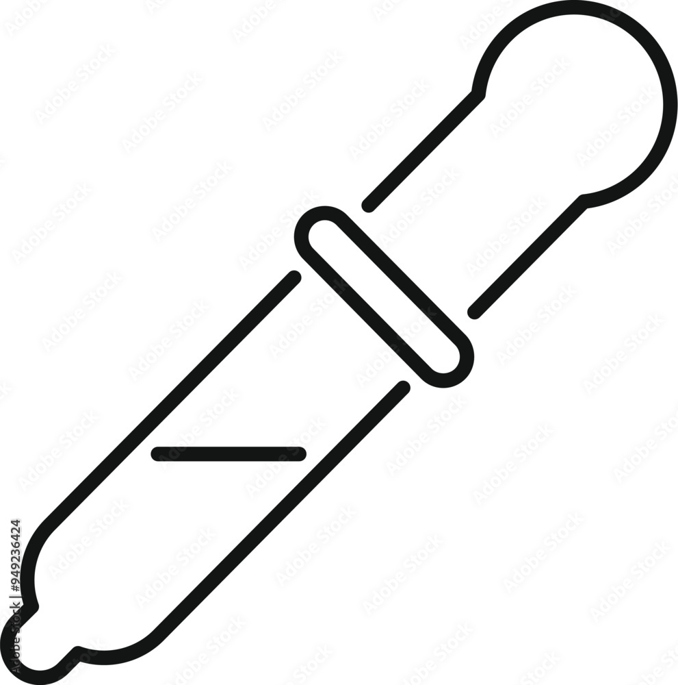 This icon of a chemical dropper is perfect for websites and presentations about chemistry This icon of a chemical dropper is perfect for websites and presentations about chemistry