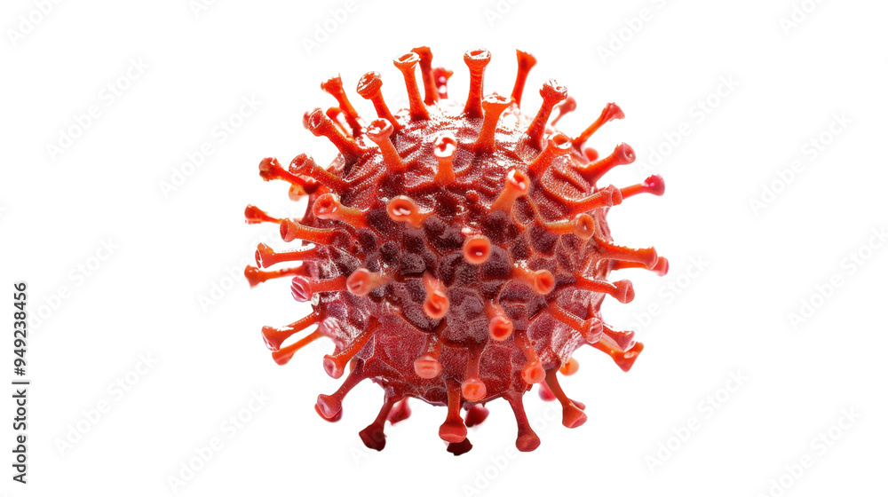 Virus isolated on white background Virus isolated on white background