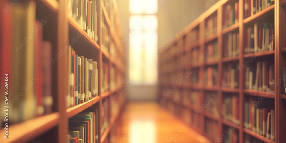 School library background blurred School library background blurred