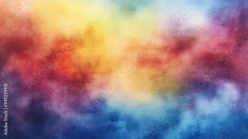 Abstract Watercolor Style Background with Soft Blending Colors