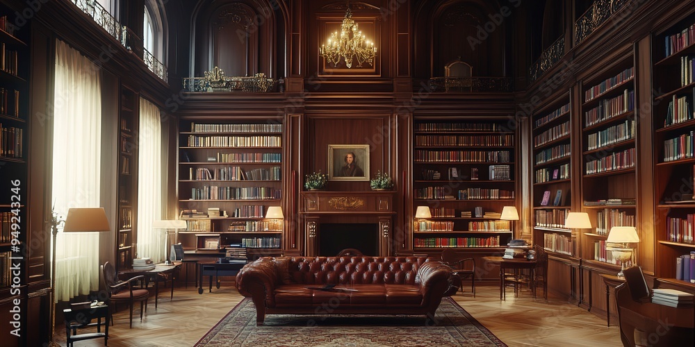 Obraz premium nice library