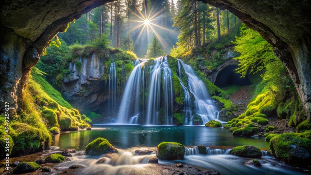 Panther Falls in June, a magical portal to a world of eternal summer Panther Falls in June, a magical portal to a world of eternal summer