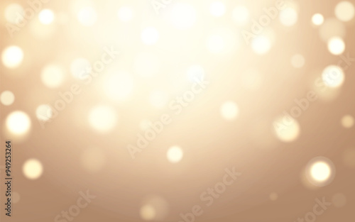 Golden Glow Bokeh. Warm Radiance of Light, Background decoration