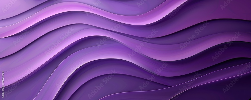 Fototapeta premium Abstract Purple Wave Background