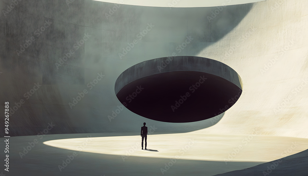 A large, empty space with a small, centered element, like a dot, circle, or tiny icon, emphasizing simplicity A large, empty space with a small, centered element, like a dot, circle, or tiny icon, emphasizing simplicity