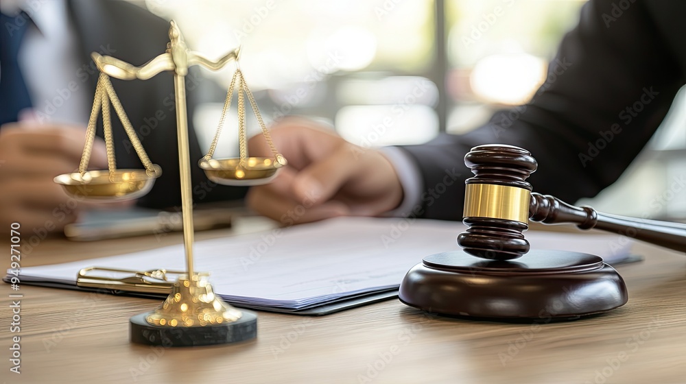 Scales of Justice and Gavel Scales of Justice and Gavel