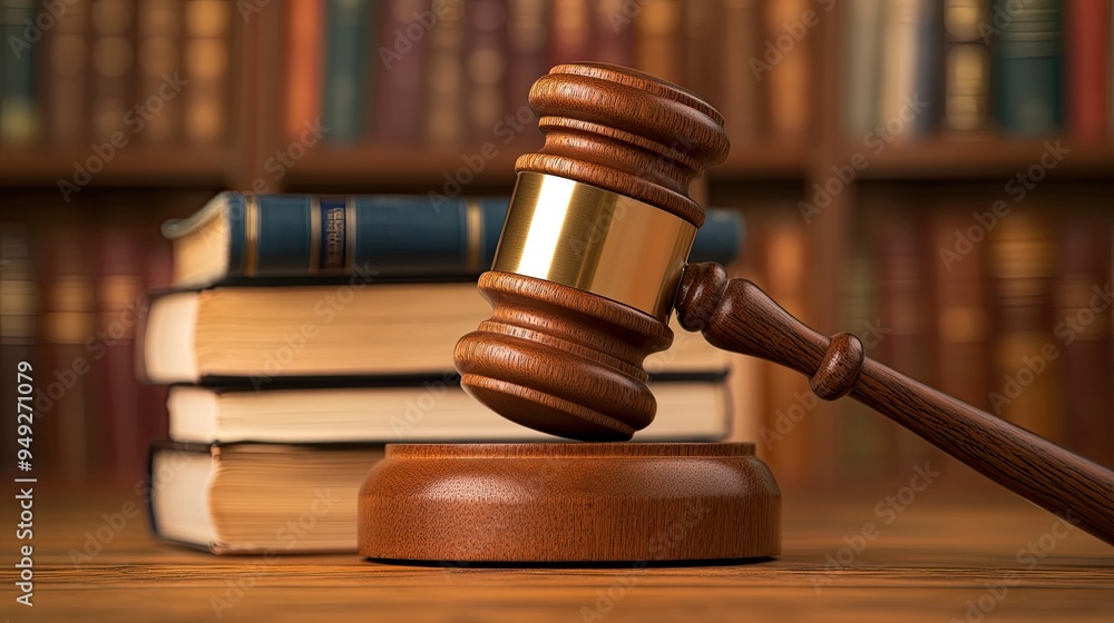 Gavel and Law Books Gavel and Law Books