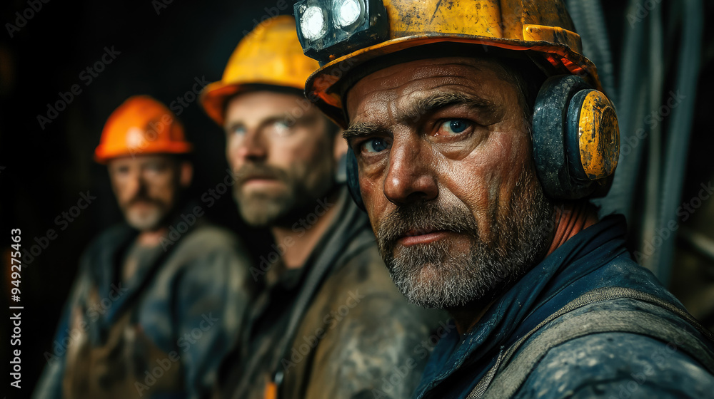 engineers, builders, miners work in a mine, mining industry, quarry, minerals, coal, rocks, stones, soil, workers at a construction site, professionals, people