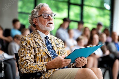 Constitution Day with a reenactment of historical debates, illustrated in a scene where actors recreate the debates that led to the drafting and ratification of the Constitution, engaging the