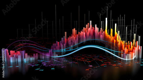 Visual Representation of Hertz (Hz) in Musical Notes - Blend of Sound and Science photo