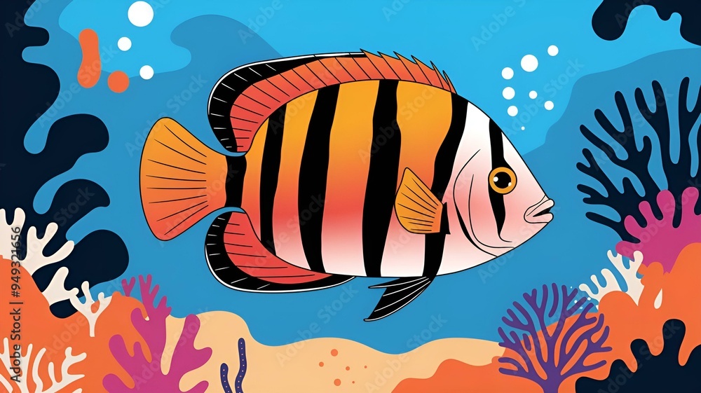 Fototapeta premium fish in the sea