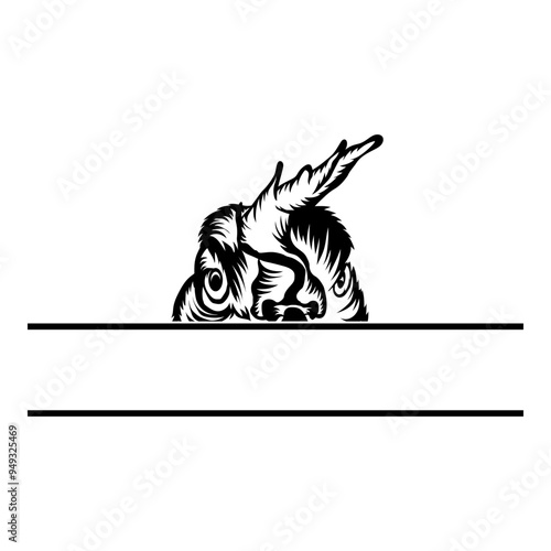 Peeking Rooster