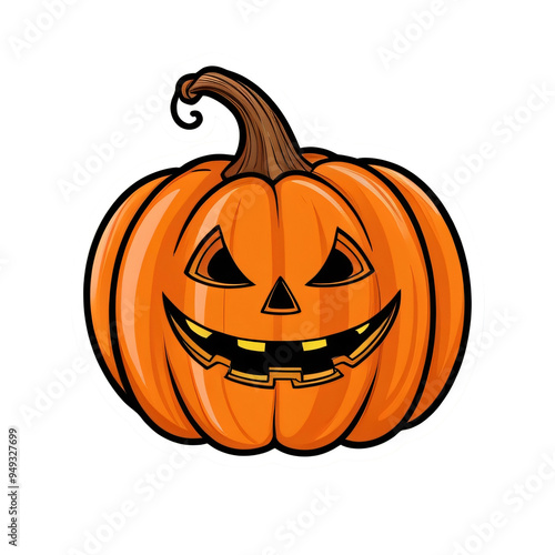 Halloween Pumpkin Stickers