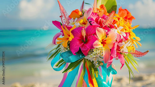 Sunset Celebration: Caribbean Bridal Florals