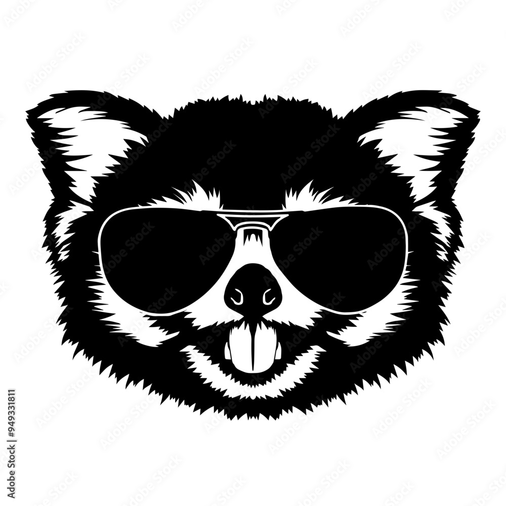 Red Panda In Sunglasses Red Panda In Sunglasses