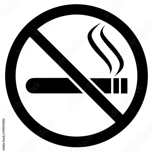 no smoking sign vector logo