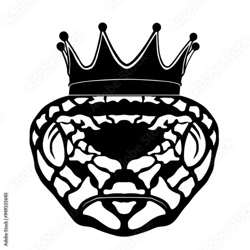 Snake Wearing A Crown