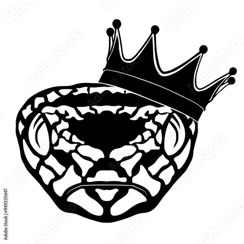 Snake Wearing A Crown