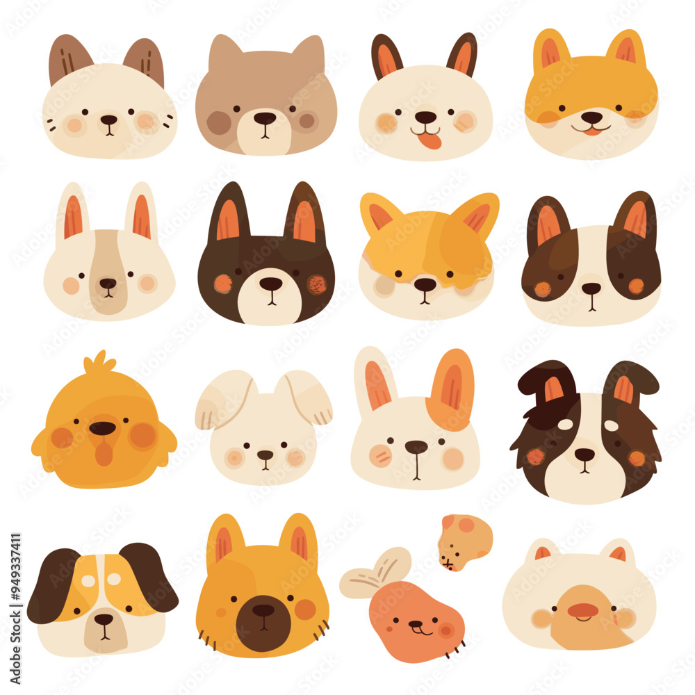 set of animals set of animals