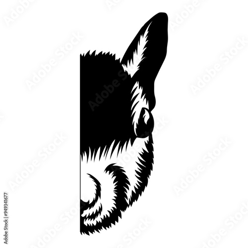 Squirrel Half Face