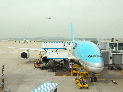 Foto Superjumbo Jet Airport Catering Ground Handling