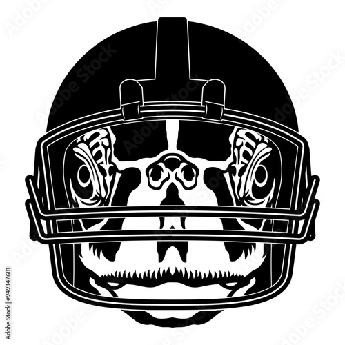Turtle In Football Helmet
