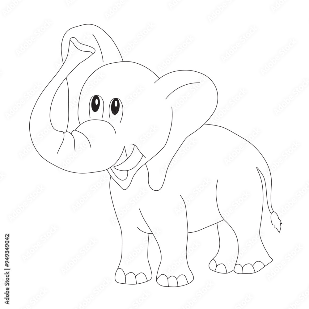 cartoon vector. Drawing vector on a white background in illustration. Elephant icon vector. cartoon vector. Drawing vector on a white background in illustration. Elephant icon vector.