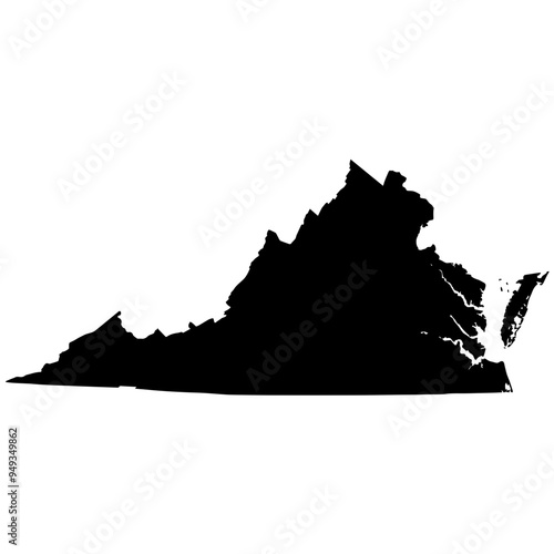 Virginia Solid Black