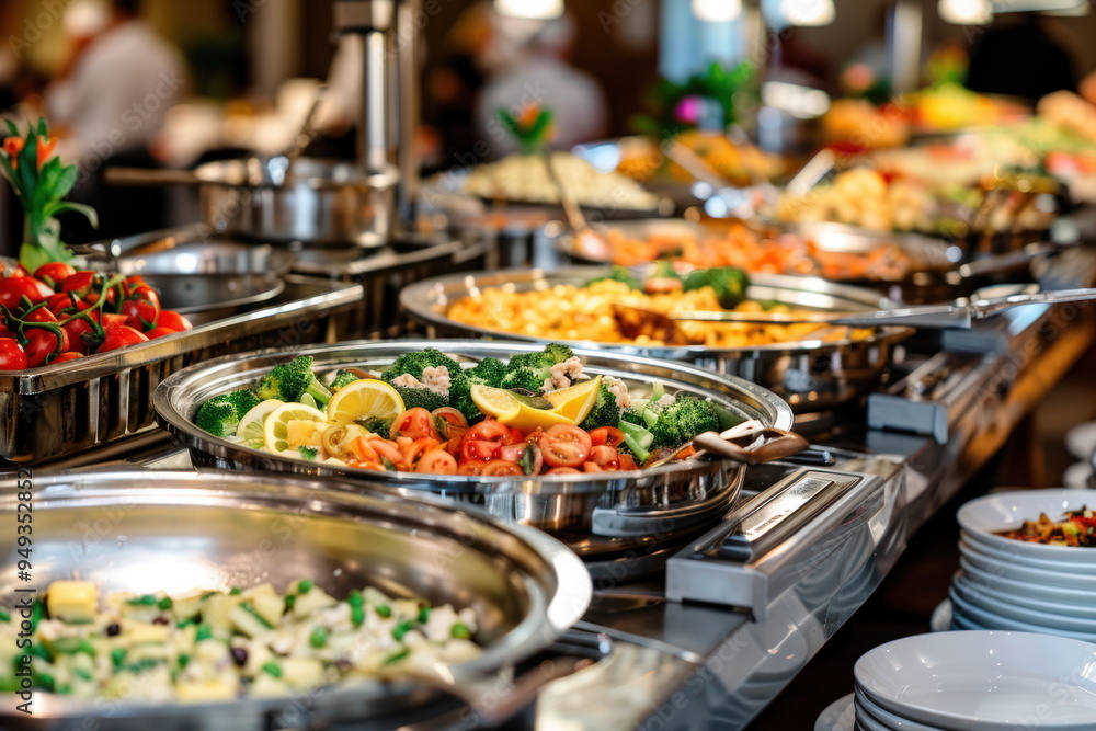 Buffet food catering food party at restaurant Buffet food catering food party at restaurant