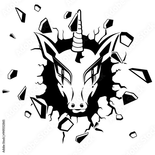 Wall Smashing  Unicorn