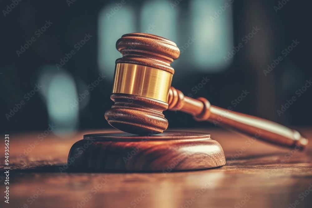 Law theme, gavel or mallet of the judge, lawyer enforcement officers, evidence-based cases taken into account in the court abount business, legislation with generative ai Law theme, gavel or mallet of the judge, lawyer enforcement officers, evidence-based cases taken into account in the court abount business, legislation with generative ai