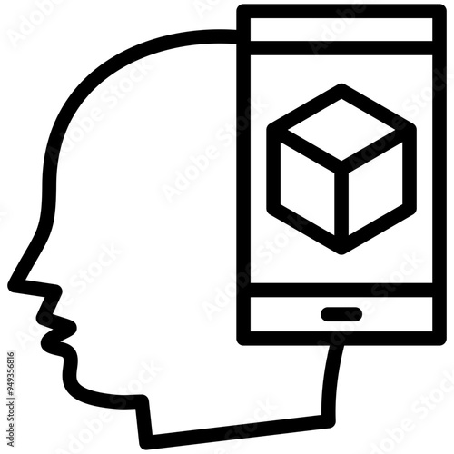 Generative Artificial Intelligence Icon