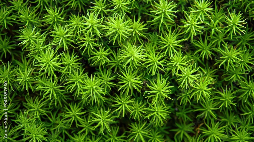 Green Moss Close-Up Wallpaper. A detailed close-up of green moss with fine textures. Green Moss Close-Up Wallpaper. A detailed close-up of green moss with fine textures.