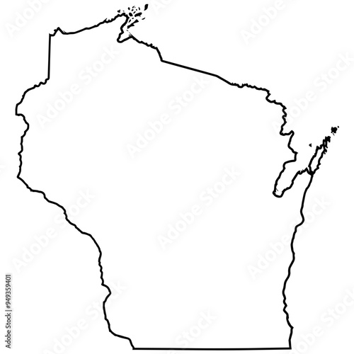 Wisconsin Outline photo