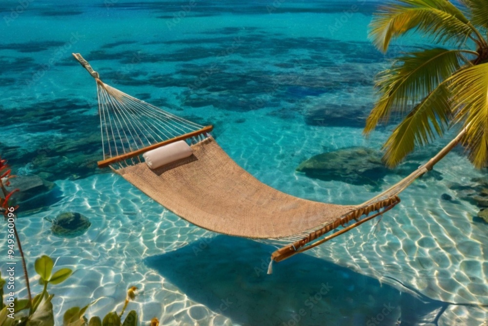 Obraz premium pool in the island