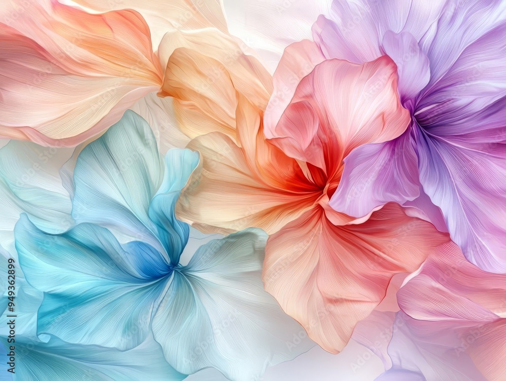 Layers of pastel tones overlapping, creating a soft yet vivid tapestry of colors, Colorful background, Layered pastel fusion Layers of pastel tones overlapping, creating a soft yet vivid tapestry of colors, Colorful background, Layered pastel fusion