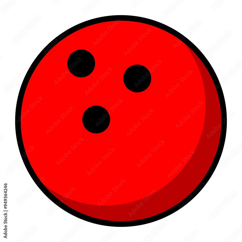 Obraz premium Bowling Ball Illustration