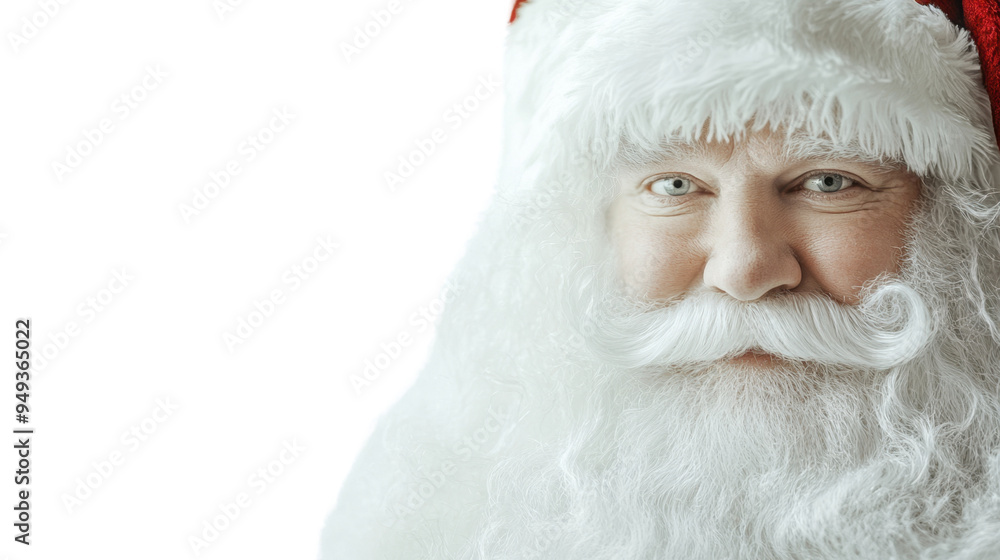 Santa Claus portrait isolated on white background Santa Claus portrait isolated on white background