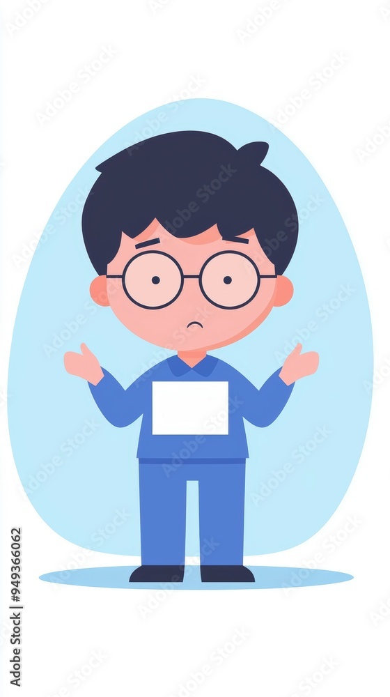 Error 404 page, broken link and confused character, flat design illustration Error 404 page, broken link and confused character, flat design illustration