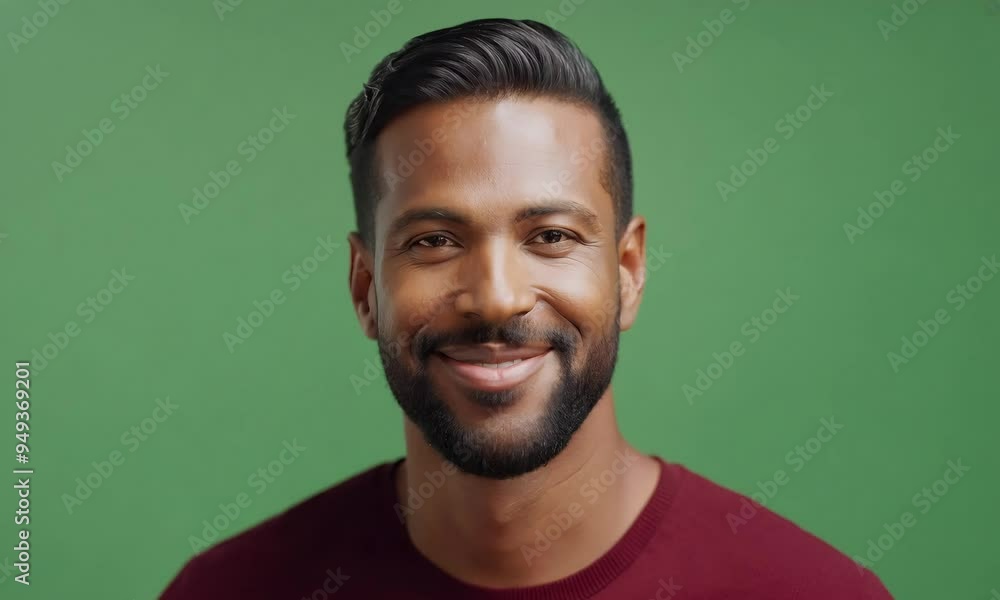 Confident and Happy: Portrait of a Smiling Man Confident and Happy: Portrait of a Smiling Man