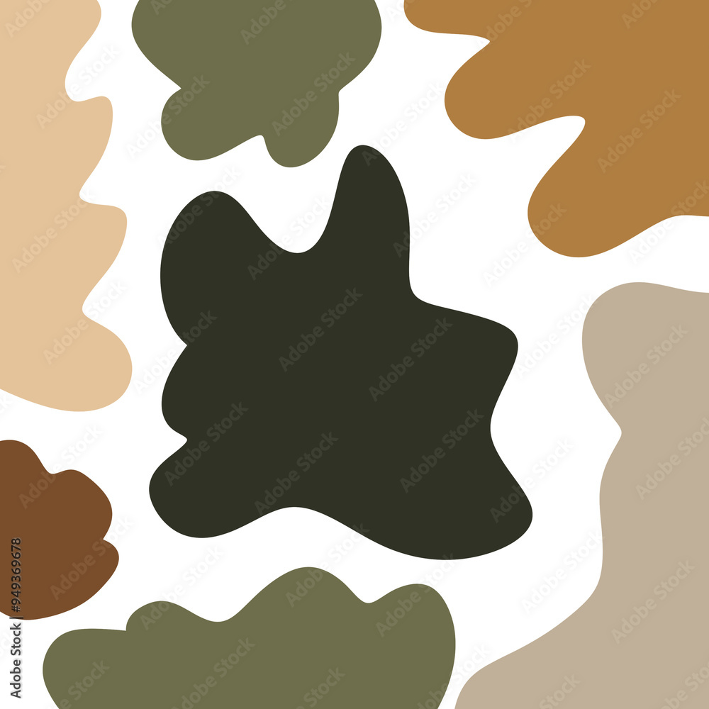Earthy Tones Abstract Shapes Background Earthy Tones Abstract Shapes Background