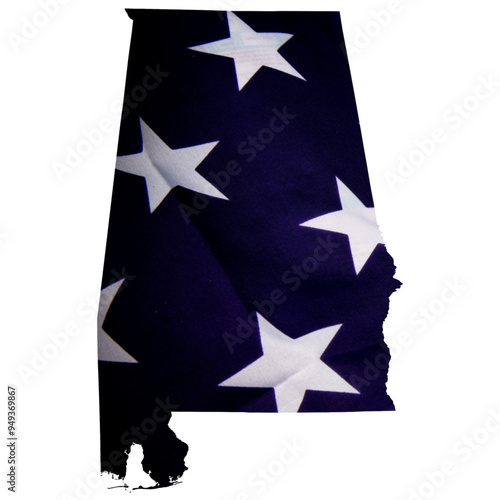 Alabama US Flag Stars