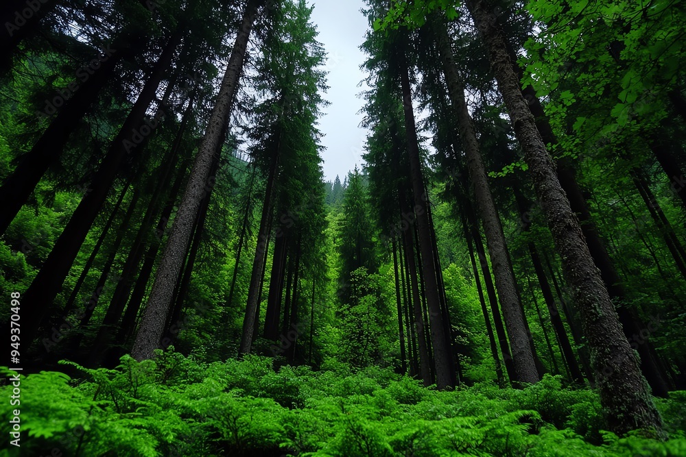 Hunting Forest with the scent of pine, captured in a photo where the tall, straight trees create a cathedral-like atmosphere, with the scent of pine filling the air Hunting Forest with the scent of pine, captured in a photo where the tall, straight trees create a cathedral-like atmosphere, with the scent of pine filling the air