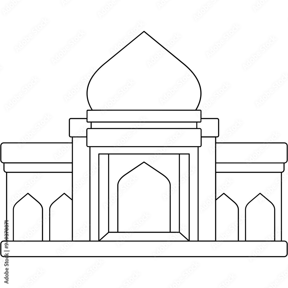 Islamic Mosque Icon Islamic Mosque Icon