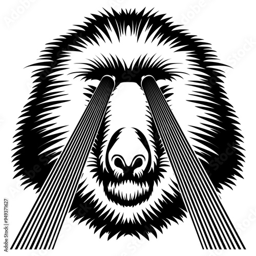 Baboon Lazer Beam Eyes