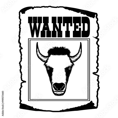 Bison Wanted Poster