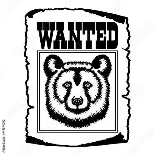 Brown Bear Wanted Poster