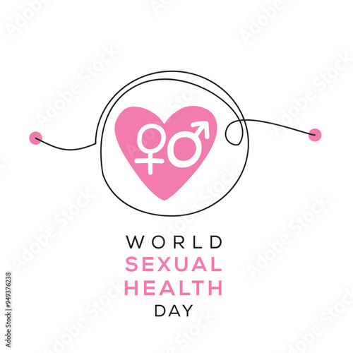 World sexual health day, Vector illustration.